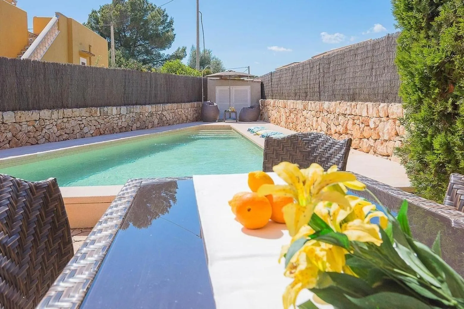 펜션 Ferienhaus Mit Privatpool Fuer 6 Personen Ca 120 M In Sa Rapita, Balearen Mallorca